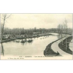 80.AMIENS.LES BORDS DE LA SOMME.PECHEURS