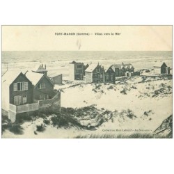80 . n° 41133 . fort mahon. villas vers la mer