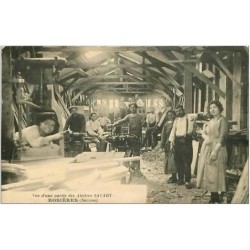 80.ROSIERES.VUE D'UNE PARTIE DES ATELIERS SAVARY.TOP RARE.LEGER MANQUE