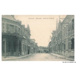 CAR-ABUP10-0924-80 - MOREUIL - Somme - Rue de la gare