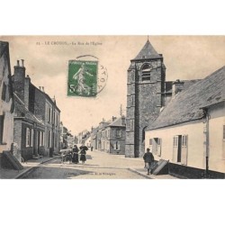 80.n°57512.le crotoy.la rue de l'eglise