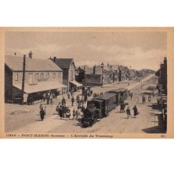 80 . n° 203515 . FORT MAHON . L ARRIVEE DU TRAMWAY