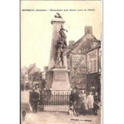 80.MOREUIL.MONUMENT AUX MORTS POUR LA PATRIE.