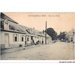 CAR-ABDP10-80-0982 - NOYELLES-SUR-MER - RUE DE LA GARE
