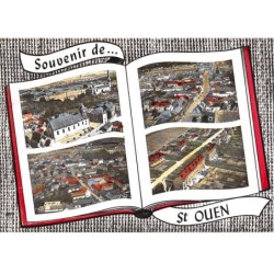 80 . n°sac10745 . Saint-ouen . en avion au dessus de . cpsm 10X15 cm . LAPIE