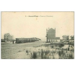 80.QUEND-PLAGE.n°1510.TRAMWAY (TERMINUS).RARE