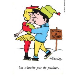 CAR-ABSP3-0278-ILLUSTRATEUR - MEUNIER - On n'arrete pas de patiner
