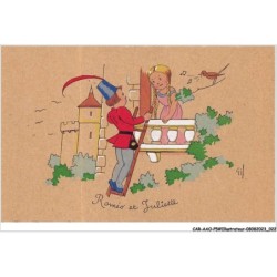 CAR-AAOP5-0383 - ILLUSTRATEUR - UN HOMME,UNE FEMME , UN ESCALIER