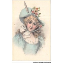 CAR-AASP1-0002 - ILLUSTRATEUR - Belle dame