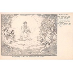 Illustrateur - n°78517 - Retsch - Faust I. Teil Vorspiel auf dem Theater - Mephistopheles