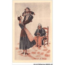 CAR-AAOP5-0395 - ILLUSTRATEUR - UNE FEMME,UNE VIEILLE  , UNE PETITE FILLE