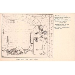 Illustrateur - n°78519 - Retsch - Faust I. Teil Kerker - Faust ... Margarete