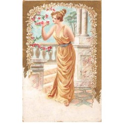 Illustrateur - n°78523 - Collections de la Manufacture Avallonaise des biscuits Félix de Razout - Jeune femme
