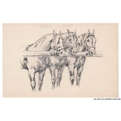 CAR-AEHP19-1047-ILLUSTRATEUR - VALETTE - Chevaux