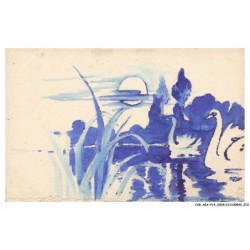 CAR-AEAP14-0885-ILLSUTRATEUR - Peinture - Peinte a la main