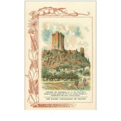 43.CHATEAU DE POLIGNAC. n° 24 .les ruines historiques de france.biscuits rouchier-bazel angouleme.
