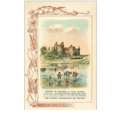 56.CHATEAU DE SUCCINIO. n° 31 .les ruines historiques de france.biscuits rouchier-bazel angouleme.