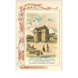 44.PORTE ST MICHEL. n° 26 bis.les ruines historiques de france.biscuits rouchier-bazel angouleme.