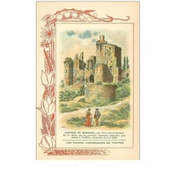 47.CHATEAU DE BONAGUIL. n° 29 bis.les ruines historiques de france.biscuits rouchier-bazel angouleme.