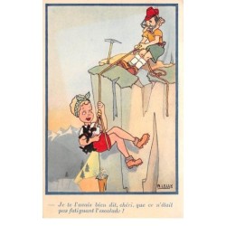 Illustrateur - n°70199 - A. Lelly - Je te l'avais bien dit, chéri, que ce n'était pas fatiguant l'escalade
