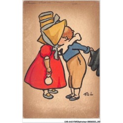 CAR-AAOP1-0097 - ILLUSTRATEUR - UN BAISER