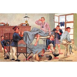 Illustrateur - n°73436 - Sübes Erwaden - Dortoir de militaires