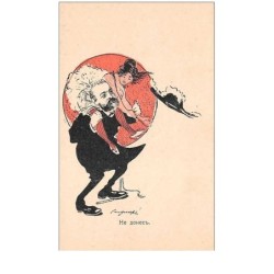 russie . n°43958 .. illustrateur.satirique.politique.