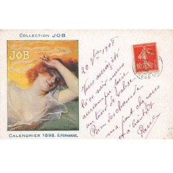 Illustrateur - n°73409 - Collection Job - Calendrier 1898 D. Hernandez