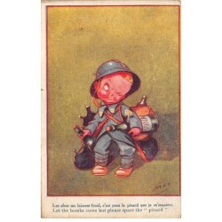 Illustrateur - n°78529 - Lafayette n°102 - Mac - Les obus me laissent froid, c'est pour le pinard que je m'inquiète