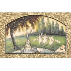 Illustrateur - n°70271 - Nymphes dansant près d'une fontaine - n°291