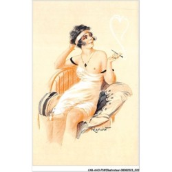CAR-AAOP3-0196 - ILLUSTRATEUR - BELLE FEMME , UNE CIGARETTE, UN COEUR-MASSARD