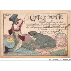 CAR-AAOP4-0293 - ILLUSTRATEUR - CARTE D'IDENTITE