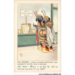CAR-AAOP5-0416 - ILLUSTRATEUR - DES ABEILLES, UNE VITRINE