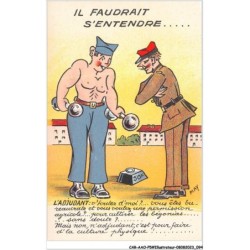 CAR-AAOP5-0419 - ILLUSTRATEUR - DEUX HOMMES, POIDS
