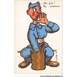 CAR-AAOP5-0431 - ILLUSTRATEUR - UN SOLDAT & UNE CORVEE