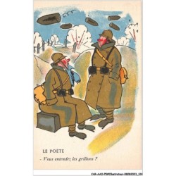 CAR-AAOP5-0434 - ILLUSTRATEUR - DEUX SOLDATS , DISCUSSION