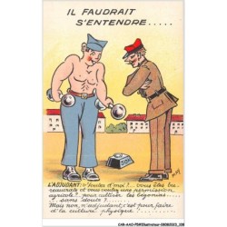 CAR-AAOP5-0426 - ILLUSTRATEUR - DEUX HOMMES , UN POID