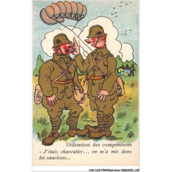 CAR-AAOP5-0437 - ILLUSTRATEUR - DEUX SOLDATS, UTILISATION DES COMPETENCES