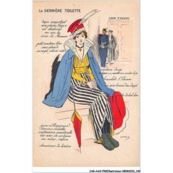 CAR-AAOP5-0442 - ILLUSTRATEUR - UNE FEMME ASSISE -LECCOUX