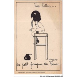 CAR-AAOP6-0463 - ILLUSTRATEUR -  UNE PETITE FILLE , UNE LETTRE