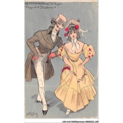 CAR-AAOP6-0472 - ILLUSTRATEUR - UN COUPLE, LA DANSE. LES MISERABLES VICTOR HUGO