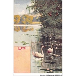 CAR-AAOP6-0521 - ILLUSTRATEUR - L'ETE -UN CANARD ,UN LAC