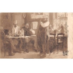 Illustrateur - n°64595 - Jules Pagès : Au Cocher Fidèle - Salon 1906 - Café - Carte pliée, vendue en l'état
