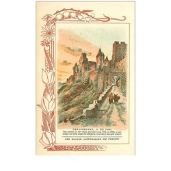 11.CARCASSONNE A CITE. n° 5 bis.les ruines historiques de france.biscuits rouchier-bazel angouleme.