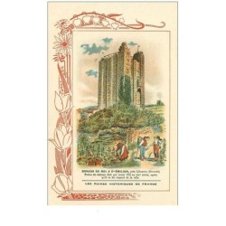 33.DONJON DU ROI A ST EMILION. n°19 bis.les ruines historiques de france.biscuits rouchier-bazel angouleme.