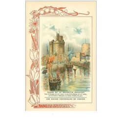 17 TOURS DE LA ROCHELLE. n° 10 bis.les ruines historiques de france.biscuits rouchier-bazel angouleme.