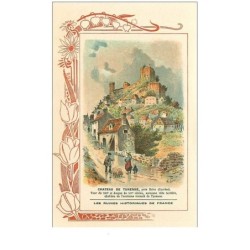 19.CHATEAU DE TURENNE. n° 12 bis.les ruines historiques de france.biscuits rouchier-bazel angouleme.