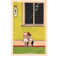 Illustrateur - n°63994 - Simonne - Nuit d'Orage - Enfants ayant peur d'un orage