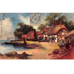 Illustrateur - n°64626 - Jotter n°5118 - Maisons au bord de l'eau