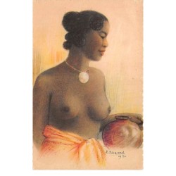 Illustrateur - n°63318 - Liezard - Exposition Coloniale Internationale de Paris 1931 n°2 - Madagascar - Femme malgache